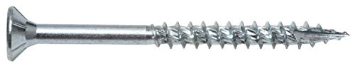 Formel F Allzweckschraube - Spanplattenschrauben, Universalschrauben inklusive Bit / Teilgewinde / 4,5 x 70 mm / 200 Stück von SWG