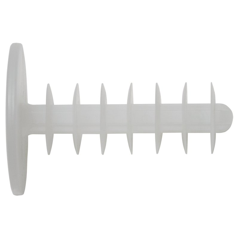 Gerüstbaustopfen aus Polypropylen weiss mit Ringlamellen 14x28x40 mm - 40 Stück von SWG Schraubenwerk Gaisbach GmbH