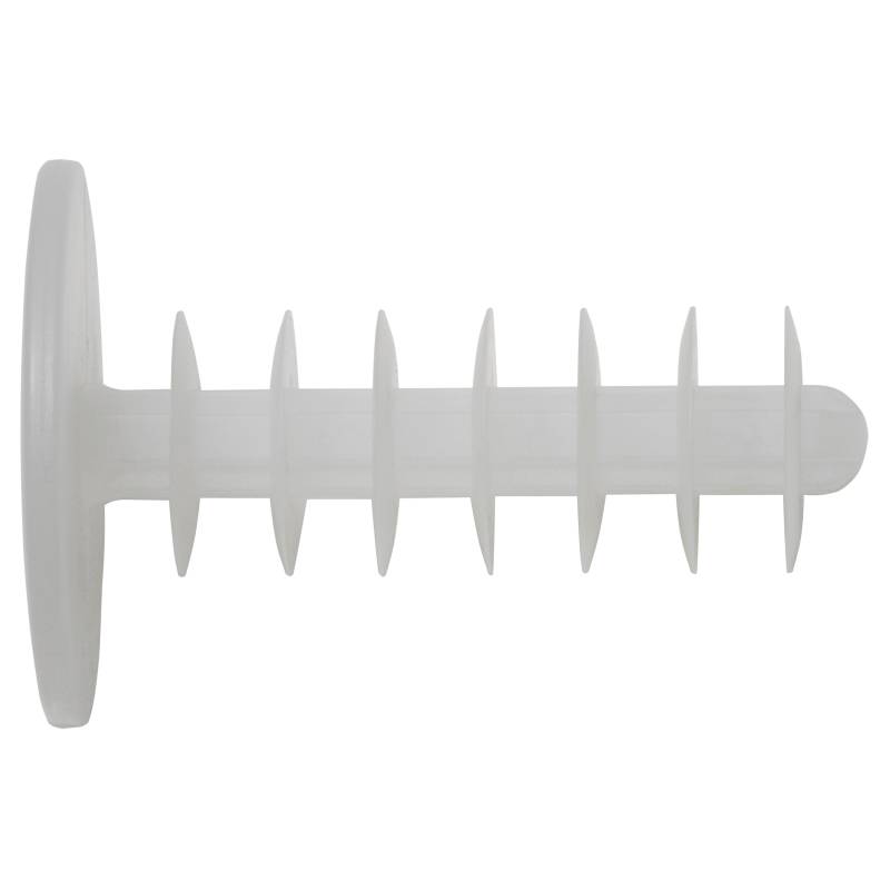 Gerüstbaustopfen aus Polypropylen weiss mit Ringlamellen 14x28x40 mm - 40 Stück von SWG Schraubenwerk Gaisbach GmbH