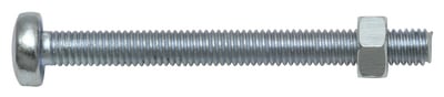 Gewindeschraube Linsenkopf mit Mutter verzinkt Gewindeschraube Linsenkopf mit Mutter verzinkt von SWG