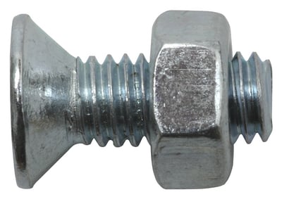 Gewindeschraube Senkkopf mit Mutter verzinkt Gewindeschraube Senkkopf mit Mutter verzinkt von SWG