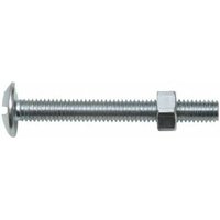 SWG - Verzinkter Pfostenbolzen + Mutter - 4 x 40 - Packung mit 25 Stück von SWG