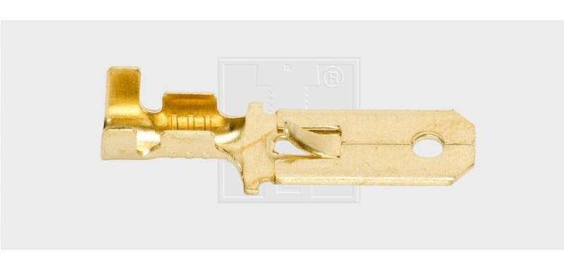 SWG SWG Flachsteckzunge unisoliert 1,5-2,5 mm² 6,3x0,8 Autopolitur von SWG