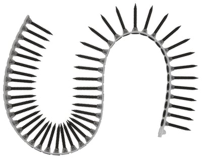 Schnellbauschraube Feingewinde gegurtet phosphatiert von SWG