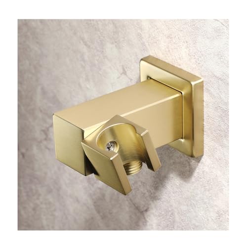 SWHC Duschkopfhalterung 360° Drehung Bohrinstallation Duschhalterung Messing Duschkopf Halterung Quadrat Handbrause Halterung Moderne Halterung Duschkopf mit Wasserzulauf SWHC Duschkopfhalterung 360° Drehung Bohrinstallation Duschhalterung Messing Duschkopf Halterung Quadrat Handbrause Halterung Moderne Halterung Duschkopf mit Wasserzulauf von SWHC