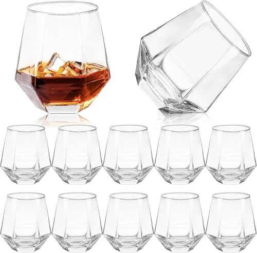 Wassergläser - Trinkgläser Set 12 Teilig, Whiskygläser 390 ml | Saftgläser | Weißweingläser | Für Coctails, Getränke, Saft Wassergläser - Trinkgläser Set 12 Teilig, Whiskygläser 390 ml | Saftgläser | Weißweingläser | Für Coctails, Getränke, Saft von SWHCM