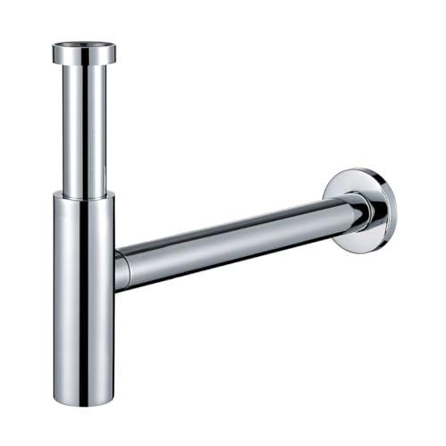 SWHYGER Chrom-Flaschenfalle, runder Siphon, antikes Messing, P-TRAP, Badezimmer-Waschtisch-Rohr, Abfluss-Set, Rohrabfall-Hardware, SW-83088C SWHYGER Chrom-Flaschenfalle, runder Siphon, antikes Messing, P-TRAP, Badezimmer-Waschtisch-Rohr, Abfluss-Set, Rohrabfall-Hardware, SW-83088C von SWHYGER