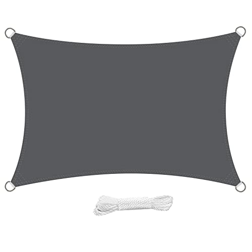 swift Sonnensegel Rechteckig 2x3 Meter UV Shutz HDPE Wetterbeständig Atmungsaktiv Rechteck 2x3m Sonnenschutz Balkon Garten und Terrasse, Anthrazit (3x2) swift Sonnensegel Rechteckig 2x3 Meter UV Shutz HDPE Wetterbeständig Atmungsaktiv Rechteck 2x3m Sonnenschutz Balkon Garten und Terrasse, Anthrazit (3x2) von swift