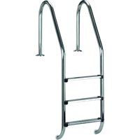 Swim&fun - Ladder 3-Steps, inground, aisi 316 - Silver von SWIM & FUN