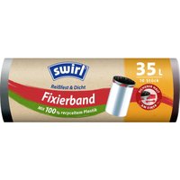 Fixierband-Müllbeutel 35 l Reißfest & Dicht Müllsäcke & Müllsackständer - Swirl von SWIRL