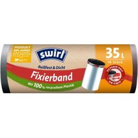 Swirl - Fixierband-Müllbeutel 35 l Reißfest & Dicht Müllsäcke & Müllsackständer von SWIRL