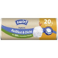 Zugband-Müllbeutel 20 l Reißfest & Dicht Müllsäcke & Müllsackständer - Swirl von SWIRL