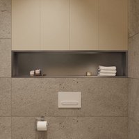 Swiss Aqua Technologies - Aurum UP-Duschnische, Edelstahl 304, 120x28x10cm, Chrom gebürstet (SATAURN12128BS) von SWISS AQUA TECHNOLOGIES