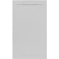 Fusion 120x80cm Duschwanne aus Gussmarmor, Perlgrau (SATFU12080GRP) - Swiss Aqua Technologies von SWISS AQUA TECHNOLOGIES