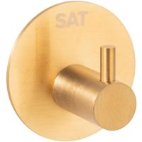 Selbstklebender Wandhaken aus Edelstahl, gebürstetes Gold (HACEKNALEP1KBZ) - Swiss Aqua Technologies von SWISS AQUA TECHNOLOGIES