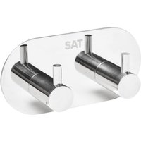 Swiss Aqua Technologies - Selbstklebender Wandhaken mit zwei Haken aus Edelstahl, glänzend verchromt (HACEKNALEP2K) von SWISS AQUA TECHNOLOGIES