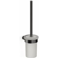 Swiss Aqua Technologies - Simply r pvd Wand-WC-Bürste mit Glashalter, Metall-Gun (SATDSIMR37GM) von SWISS AQUA TECHNOLOGIES