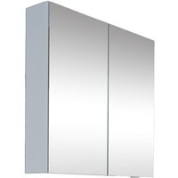 Swiss Aqua Technologies B-Way 80x75 cm Badezimmerschrank aus Laminat mit integriertem Spiegel, weiß (BWAY80CABW) von SWISS AQUA TECHNOLOGIES