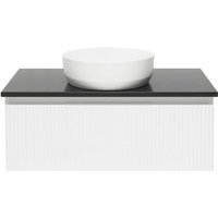 Swiss Aqua Technologies - Badezimmermöbel mit Granitplatte sat Evolution 98x30x44,8 cm mattweiß (SATEVO100WMZ) von SWISS AQUA TECHNOLOGIES