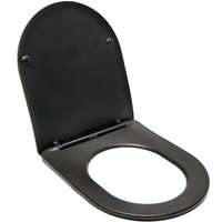 Sat Infinitio abgerundeter schwarzer Toilettensitz (satinfpbkm) - Swiss Aqua Technologies von SWISS AQUA TECHNOLOGIES