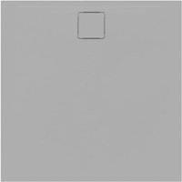 Swiss Aqua Technologies - Vision 90x90cm quadratische, ultraflache Duschwanne, 3 cm, rutschfeste Oberfläche, gegossener Marmor, grau (SATSVVI90QS) von SWISS AQUA TECHNOLOGIES