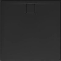 Swiss Aqua Technologies - Vision 90x90cm quadratische, ultraflache Duschwanne, 3 cm, rutschfeste Oberfläche, gegossener Marmor, schwarz (SATSVVI90QC) von SWISS AQUA TECHNOLOGIES