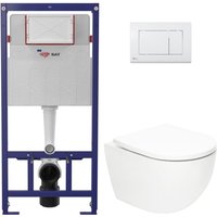 Swiss Aqua Technologies WC-Set Swiss Aqua Technologies: ECO 2L 112 cm + WC Hängetoilette Tornado Fusion + Betätigungsplatte Weiß (STESTFUWT01-IN) von SWISS AQUA TECHNOLOGIES