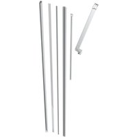 Swiss Aqua Technologies - Walk-In Xmotion Komplettes Befestigungsset für Walk‑In sat Xmotion Duschwand, Chrom (sikowixmprofilst) von SWISS AQUA TECHNOLOGIES