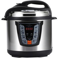 SWISS HOME Schnellkochtopf LOW COOKER schwarz Edelstahl von SWISS HOME