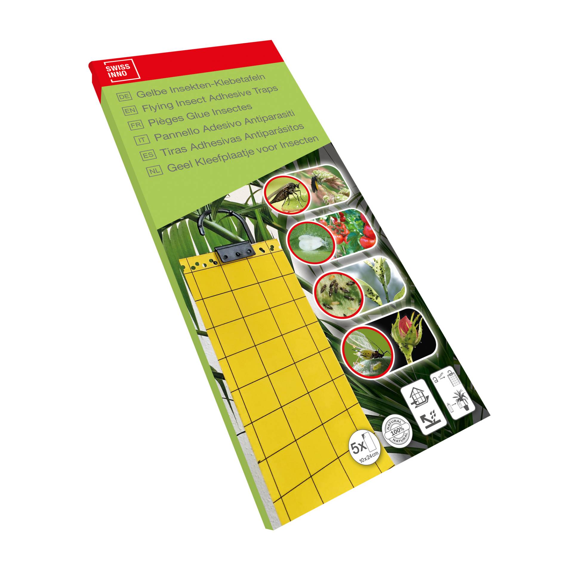 SWISS INNO Insekten-Klebetafeln gelb 5 Stück SWISS INNO Insekten-Klebetafeln gelb 5 Stück von SWISS INNO