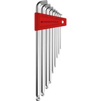 Winkelschraubendreher- Satz im Kunststoffhalter 9-teilig 1,5-10mm 100Grad Kugelk von PB SWISS TOOLS