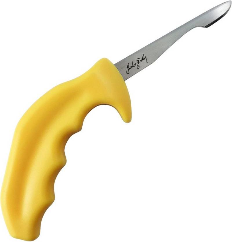 SWISSMAR Austernmesser Shucker Paddy, Edelstahl/rutschfester PP-Griff, für Rechts- u. Linkshänder von SWISSMAR