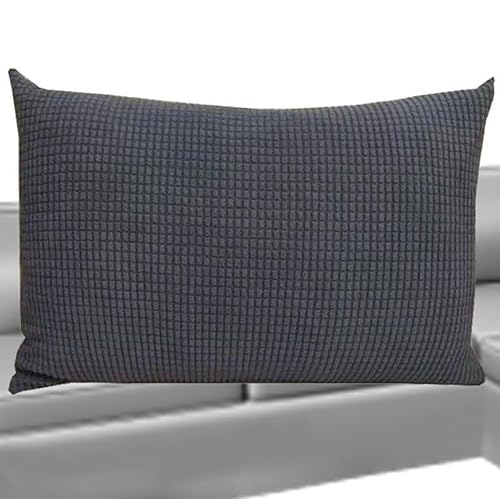 Kissenbezüge 50x70 2er Set Kissenbezug, Sofa Kissenhülle für Dekokissen Cordstoff 40x60, Dekorative Zierkissen -hüllen, Cord Kissen Bezug vielseitig einsetzbar ( Color : Dark grey , Size : 50x70cm Set von SWJ-swjssb