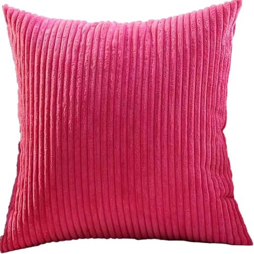 SWJ-swjssb Kissenbezug 80x80 Kopfkissenbezug Groß Kissenhüllen 40x40 Kissenhülle 40x60 Kissenbezüge 50x70 Für Sofa Couch & Salon,Dekokissen/Zierkissen/Kopfkissen Abdeckung(Rose,45x45 cm) von SWJ-swjssb