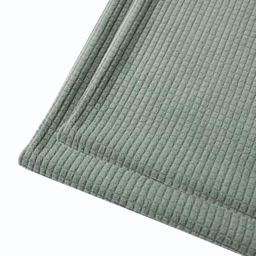 Sofa Kissenbezug 40 X 80 50x70 2er Set Stretch Kord Kissenbezüge 80x80, Zierkissenbezug Dekokissen Sofakissen Mit Reißverschluss Kissenhülle Dekorative Kissen Bezug(Bean Green,60x60 cm) von SWJ-swjssb