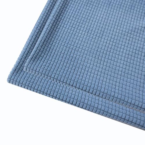 Sofa Kissenbezug 40 X 80 50x70 2er Set Stretch Kord Kissenbezüge 80x80, Zierkissenbezug Dekokissen Sofakissen Mit Reißverschluss Kissenhülle Dekorative Kissen Bezug(Blue,30x60 cm) von SWJ-swjssb