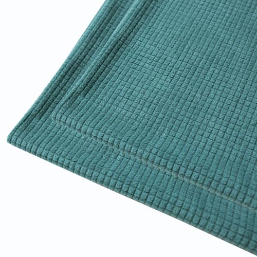 Sofa Kissenbezug 40 X 80 50x70 2er Set Stretch Kord Kissenbezüge 80x80, Zierkissenbezug Dekokissen Sofakissen Mit Reißverschluss Kissenhülle Dekorative Kissen Bezug(Lapis Blue,50x70 cm) von SWJ-swjssb
