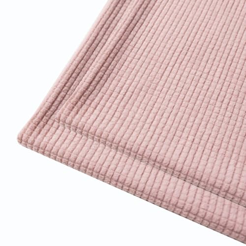 Sofa Kissenbezug 40 X 80 50x70 2er Set Stretch Kord Kissenbezüge 80x80, Zierkissenbezug Dekokissen Sofakissen Mit Reißverschluss Kissenhülle Dekorative Kissen Bezug(Peach,50x70 cm) von SWJ-swjssb