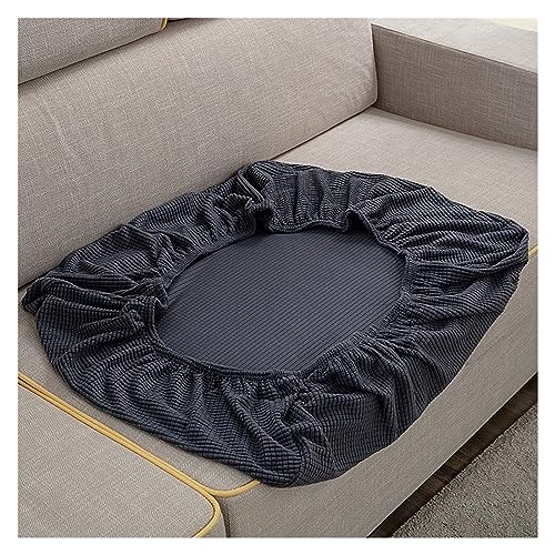 Sofabezug 1 2 3 4 Sitzer L U Form Sofa Sitzkissenbezug Stretch Samt Sofabezüge Für Ecksofas ,Wohnzimmer Sofa Sitzbezug Rutschfest Und Weich, Couch Bezug Überzug ( Color : #1 , Size : 2 seater (100-125 von SWJ-swjssb