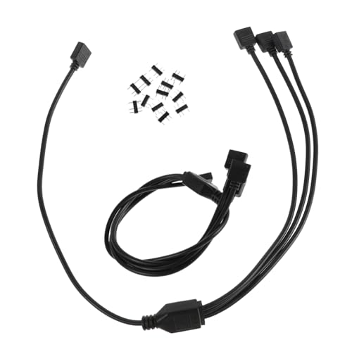 SWOOMEY 1 Satz Hub Splitter für Computerlüfter Kabelverlängerungsset für Deckenventilatoren LED-Anschlüsse für Lichtleisten Verlängerungskette für Deckenventilator Acryl Schwarz SWOOMEY 1 Satz Hub Splitter für Computerlüfter Kabelverlängerungsset für Deckenventilatoren LED-Anschlüsse für Lichtleisten Verlängerungskette für Deckenventilator Acryl Schwarz von SWOOMEY
