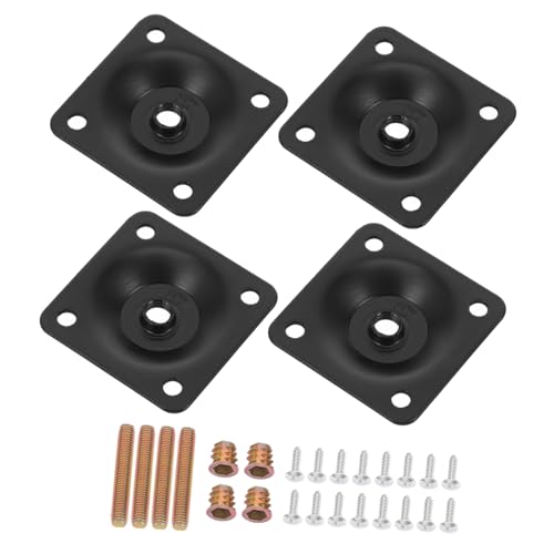 SWOOMEY Tischbeinhalterungen Satz Flache Montageplatten Möbel Beinmontageplatten Installieren für Sofas und Tische SWOOMEY Tischbeinhalterungen Satz Flache Montageplatten Möbel Beinmontageplatten Installieren für Sofas und Tische von SWOOMEY