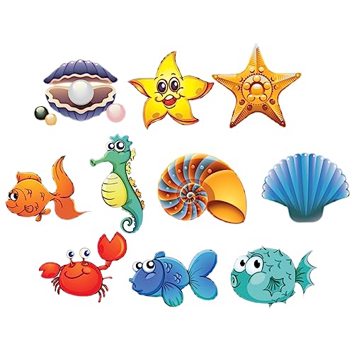 SWOOMEY 1satz Rutschfester Badewannenaufkleber Mit Cartoon-meerestieren Farbenfroh Und Sicher Für Geeignet Für Badewannen Duschen Schwimmbecken Und Treppen von SWOOMEY