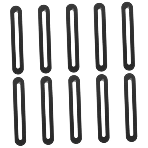 SWOOMEY 10 Stück Aktivitäts -Eckcode verstellbare flache Reparaturplatte verstellbare Reparaturplatte geschlitzte geschlitzte flache Ausbesserungsplatten Rostfreier Stahl von SWOOMEY