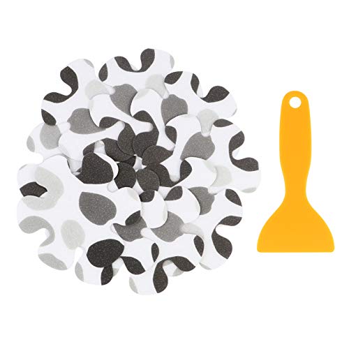 SWOOMEY 10stücke Badewannenaufkleber Anti-rutsch-Klebeband Für Leiter Pool-Anti-rutsch-Aufkleber Treppen-Anti-rutsch-Aufkleber Badezimmer-Anti-rutsch-rundaufkleber Mit Schaber von SWOOMEY