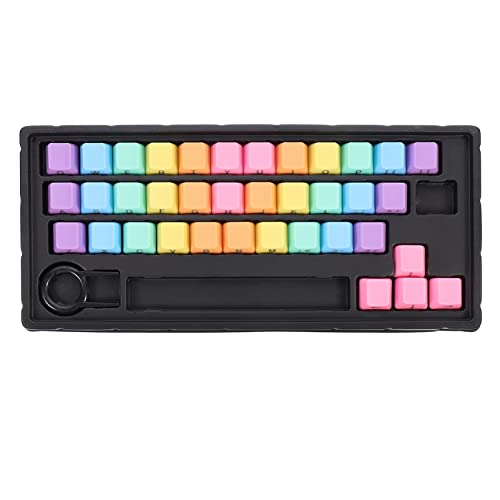 SWOOMEY Mechanische Tastatur Keycaps Set Abs Rainbow Keycaps Für Cherry Schalter Unisex Design Kratzschutz Langlebig Und Stilvoll von SWOOMEY