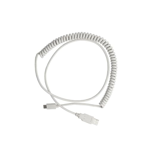SWOOMEY 1Stück C Spiralkabel für Mechanische Tastatur Langlebiges Flexibles USB Kabel für Schnelle Datenübertragung Kompatibel mit Gängigen USB C Tastaturen SWOOMEY 1Stück C Spiralkabel für Mechanische Tastatur Langlebiges Flexibles USB Kabel für Schnelle Datenübertragung Kompatibel mit Gängigen USB C Tastaturen von SWOOMEY