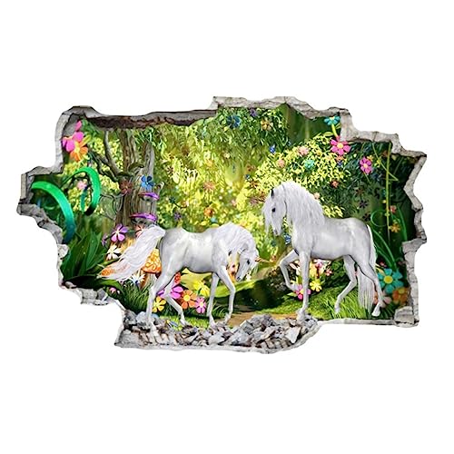 SWOOMEY 1Stück Einhorn Wandaufkleber Wandtattoo für Kinderzimmer und Wohnzimmer Abnehmbar Selbstklebend für Glatte Oberflächen Dekorative Tapete für Fantasievolle Räume SWOOMEY 1Stück Einhorn Wandaufkleber Wandtattoo für Kinderzimmer und Wohnzimmer Abnehmbar Selbstklebend für Glatte Oberflächen Dekorative Tapete für Fantasievolle Räume von SWOOMEY
