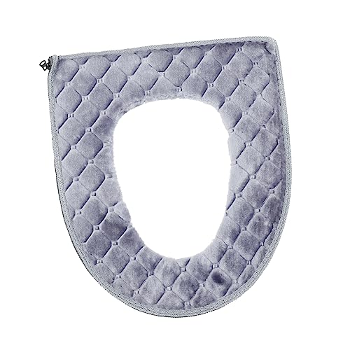 SWOOMEY 1Stück Geschmeidige Verdickte Toilettensitzabdeckung aus Grauem Weichem Mikrofaser Wc Sitzkissen für Toiletten mit Reißverschluss Design und Hygienischer Anwendung SWOOMEY 1Stück Geschmeidige Verdickte Toilettensitzabdeckung aus Grauem Weichem Mikrofaser Wc Sitzkissen für Toiletten mit Reißverschluss Design und Hygienischer Anwendung von SWOOMEY