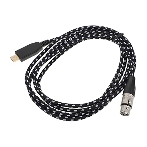 SWOOMEY 1Stück USB zu Xlr Mikrofonkabel Schwarz Abgeschirmt Goldbeschichtet für Professionelle Audioverbindung für Heimstudio und Live Performances SWOOMEY 1Stück USB zu Xlr Mikrofonkabel Schwarz Abgeschirmt Goldbeschichtet für Professionelle Audioverbindung für Heimstudio und Live Performances von SWOOMEY