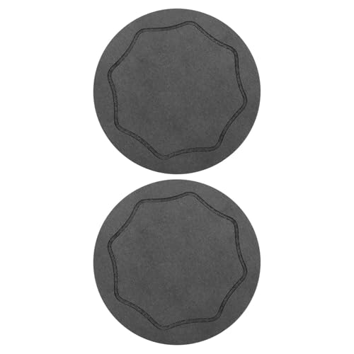 SWOOMEY 2 Stück Kieselgur-Pflanzschalen, wasserabsorbierende Pflanzenuntertassen, schnell trocknende Topfuntertassen, Wasserablaufschalen für Blumentöpfe im Freien von SWOOMEY